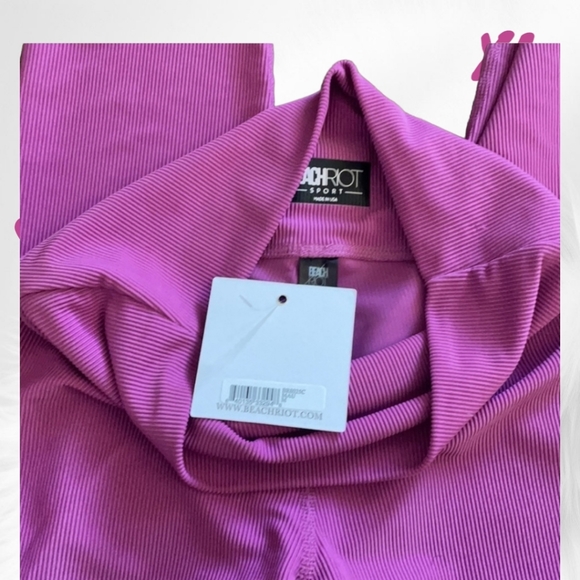 Beach Riot Ayla Leggings Fuchsia XL NWT - Picture 8 of 11